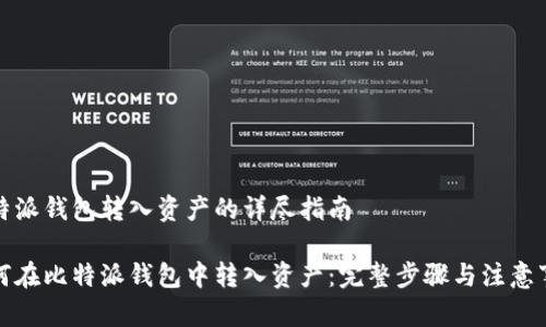 比特派钱包转入资产的详尽指南

如何在比特派钱包中转入资产：完整步骤与注意事项