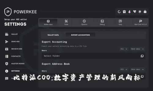 比特派COO：数字资产管理的新风向标