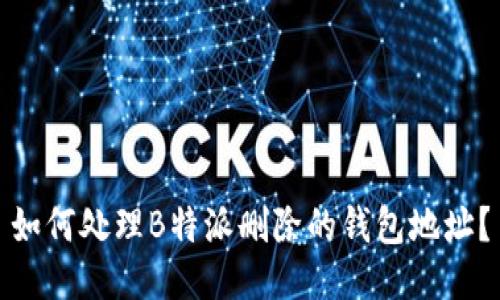 如何处理B特派删除的钱包地址？