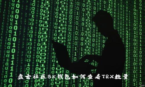 盘古社区BK钱包如何查看TRX数量